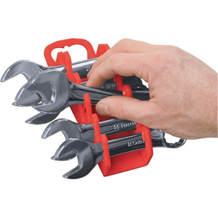 Ernst Manufacturing Wrench Gripper - Stubby Wrenches, 11-Tool - Red - Model No. 5076 25409
